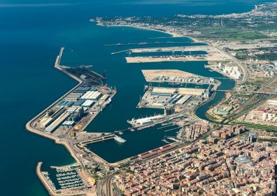 Valoración de terrenos y lámina de agua de la zona de servicio del puerto de Tarragona (año 2009)